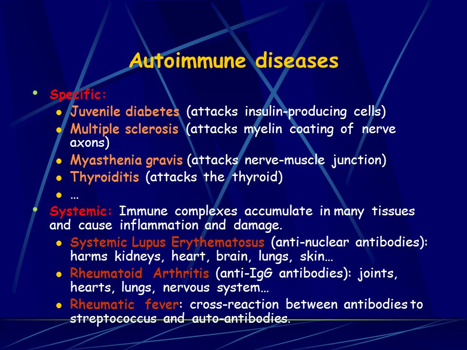 BACKGROUND TO THE DISEASE CATEGORY